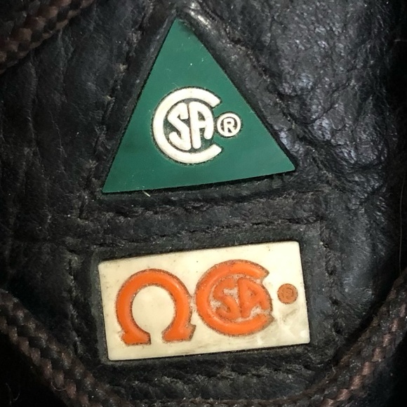 Dakota Oxford Lace Up Black Leather Safety Shoes / Boots Size 12W - Picture 5 of 15